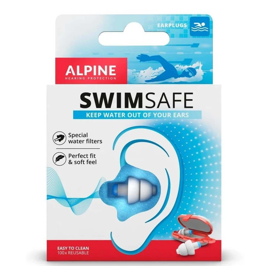 Беруші Alpine Swim Safe, для плавання, 1 пара: ціни та характеристики