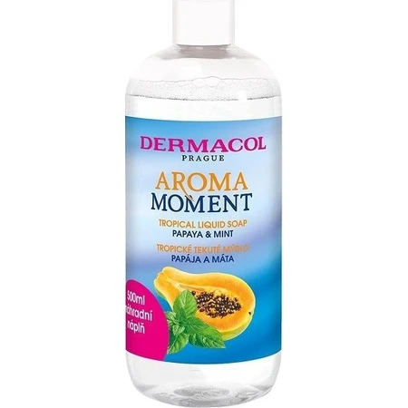 Жидкое мыло Aroma Moment Папайя и мята - пополнение 1×500 мл, жидкое мыло: цены и характеристики