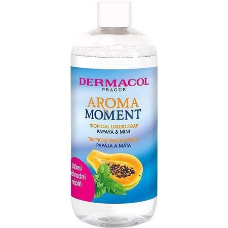 Жидкое мыло Aroma Moment Папайя и мята - пополнение 1×500 мл, жидкое мыло: цены и характеристики