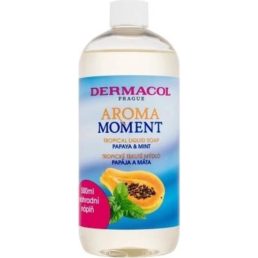 Жидкое мыло Aroma Moment Папайя и мята - пополнение 1×500 мл, жидкое мыло: цены и характеристики
