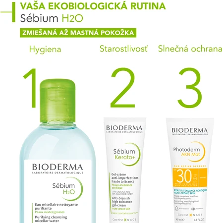 Мицеллярная вода Bioderma Sébium H2O для жирной кожи и акне 250 мл: цены и характеристики
