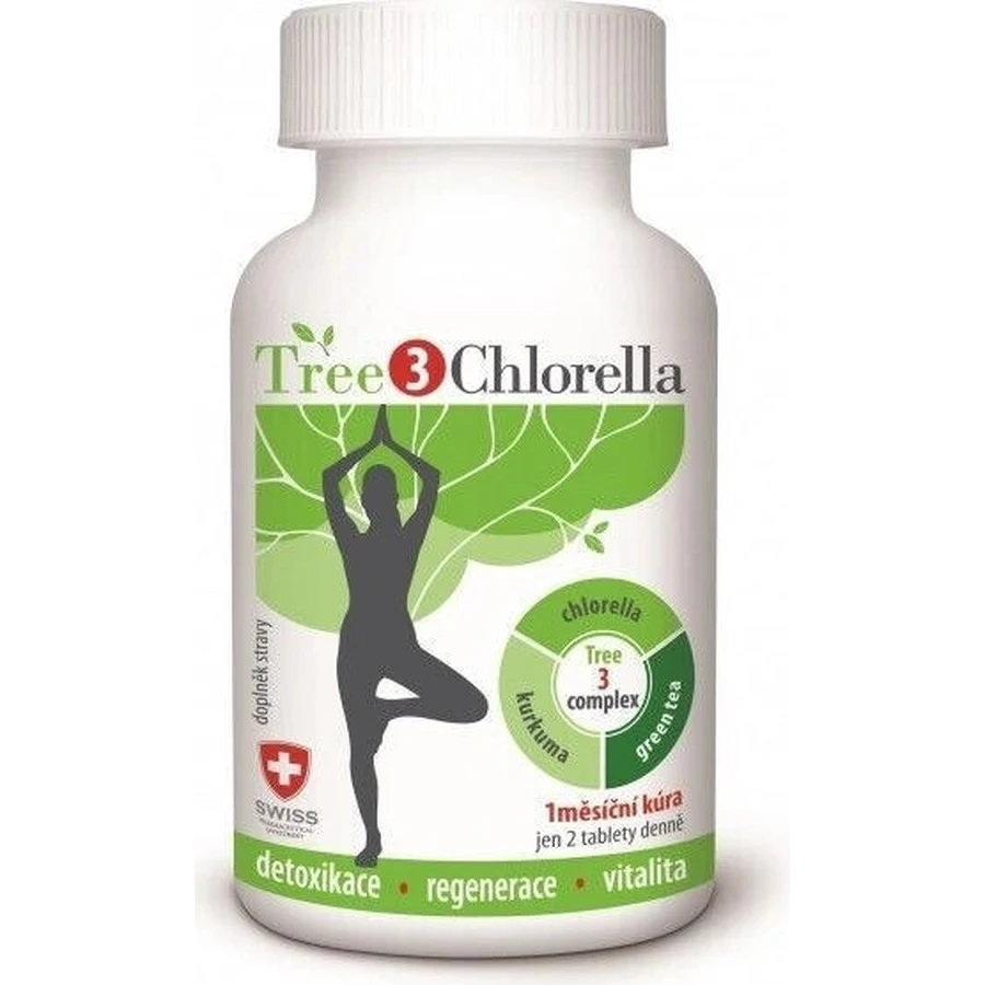 Tree3CHLORELLA 1×60 tbl, дієтична добавка: ціни та характеристики
