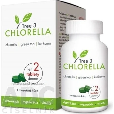 Tree3CHLORELLA 1×60 tbl, дієтична добавка: ціни та характеристики