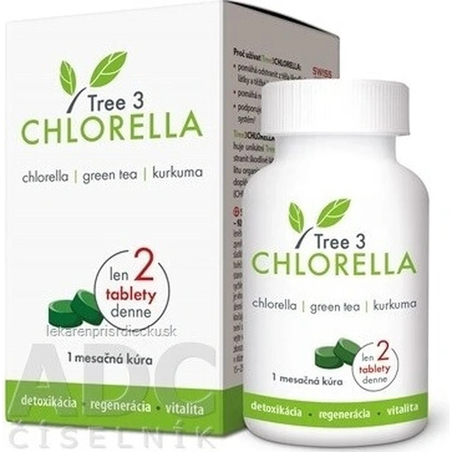 Tree3CHLORELLA 1×60 tbl, дієтична добавка: ціни та характеристики