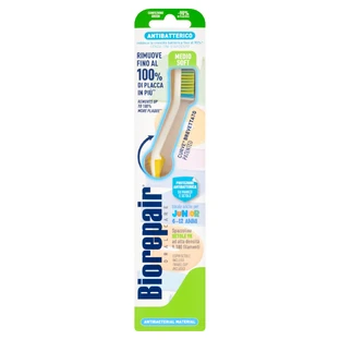 Biorepair Curve Junior, изогнутая зубная щетка, 7-14 лет, средняя мицеллярная, 1 шт.