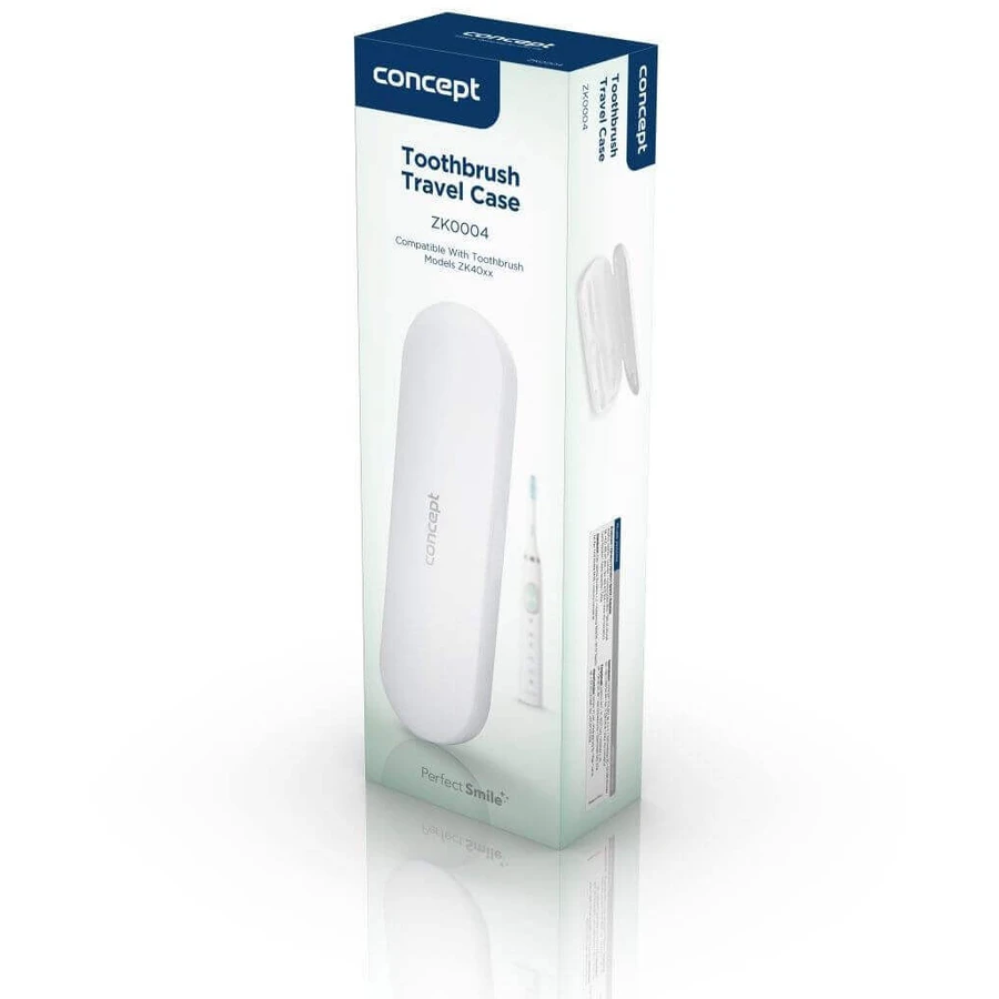 Concept Дорожный футляр для звуковой зубной щетки Perfect Smile ZK0004 белый: цены и характеристики