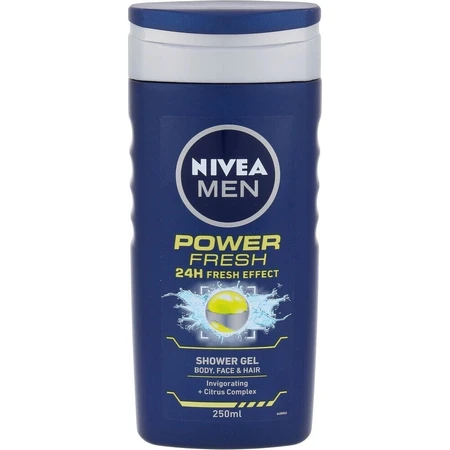 NIVEA Men Гель для душа Power Fresh 250 мл 1×250 мл, увлажняет кожу: цены и характеристики