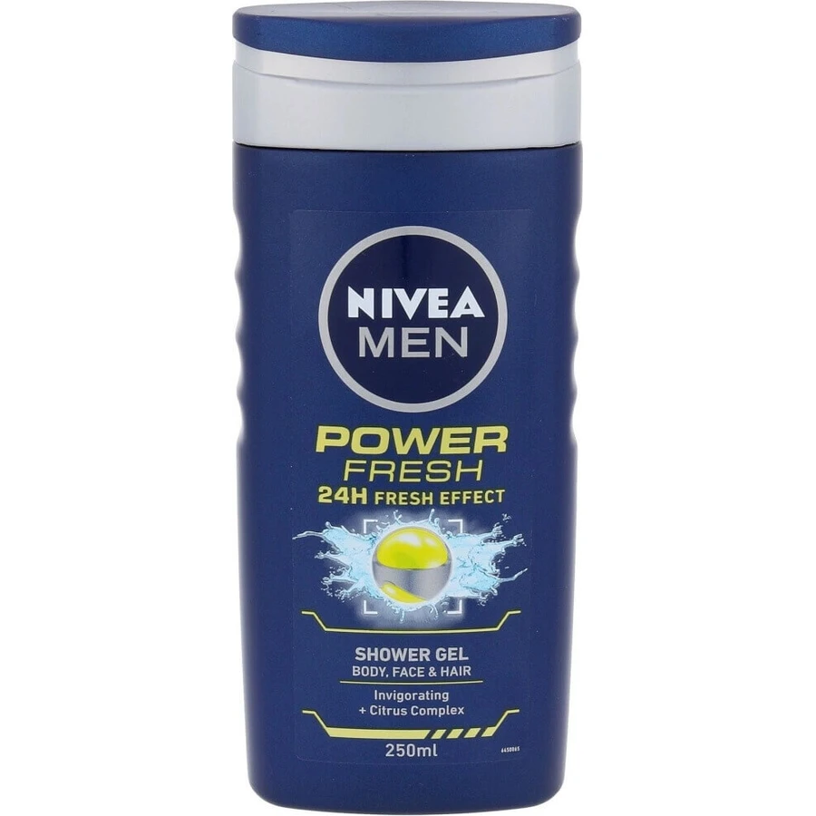 NIVEA Men Гель для душа Power Fresh 250 мл 1×250 мл, увлажняет кожу: цены и характеристики