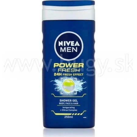 NIVEA Men Гель для душа Power Fresh 250 мл 1×250 мл, увлажняет кожу: цены и характеристики