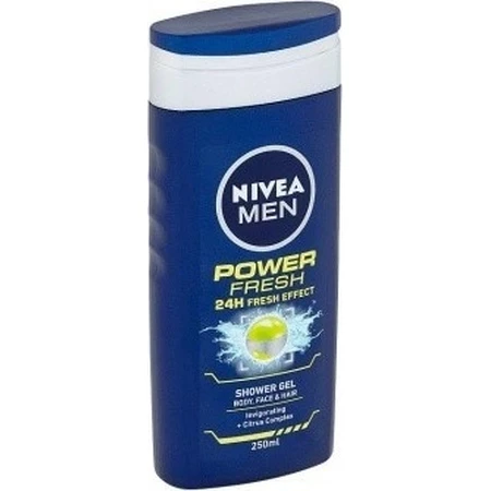 NIVEA Men Гель для душа Power Fresh 250 мл 1×250 мл, увлажняет кожу: цены и характеристики