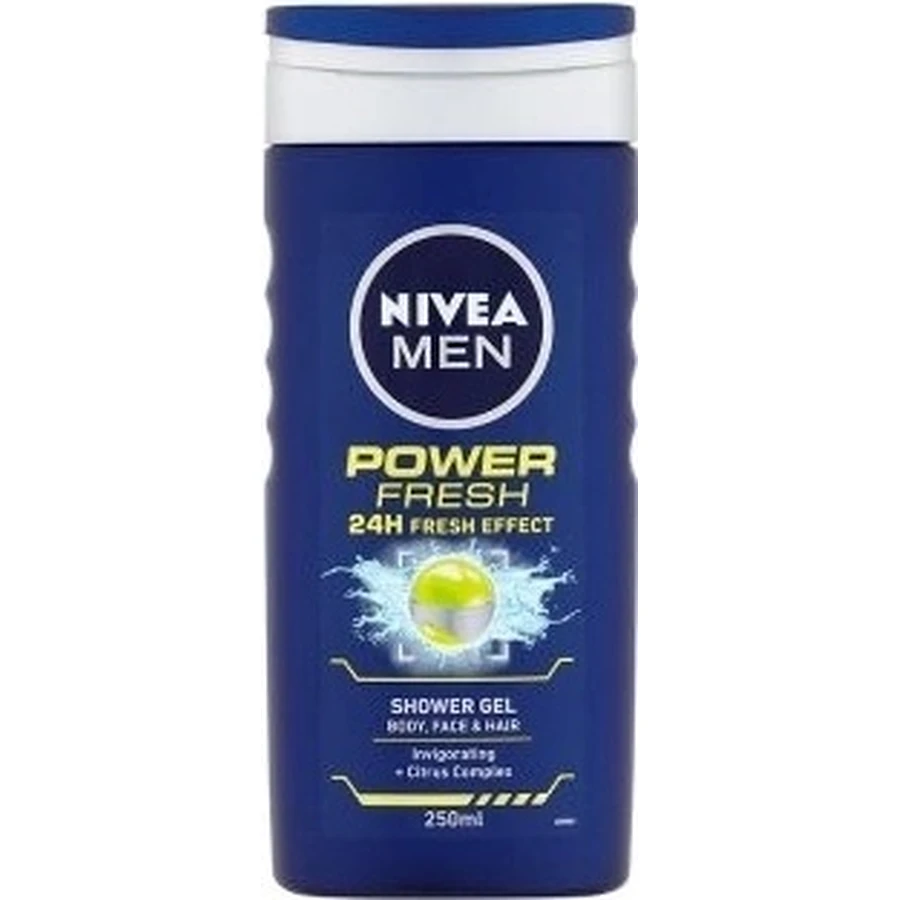 NIVEA Men Гель для душа Power Fresh 250 мл 1×250 мл, увлажняет кожу: цены и характеристики