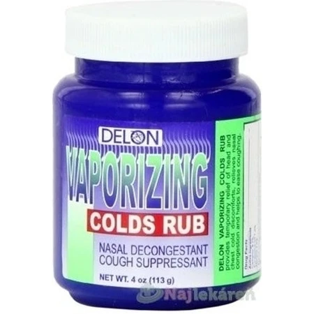 DELON VAPORIZING COLDS RUB 1×113 г, blazam: цены и характеристики