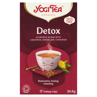 Yogi Tea Detox, детокс-чай БИО, 1,8 г x 17 пакетиков УДАЛЕННАЯ УПАКОВКА