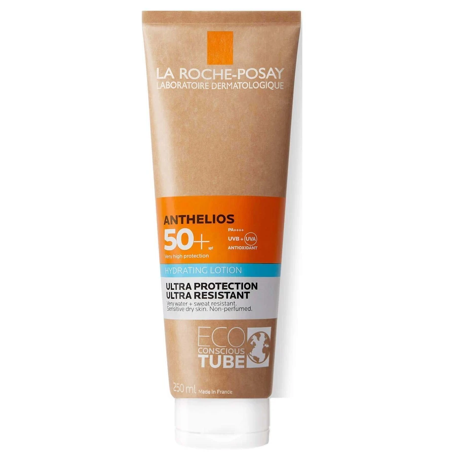 La Roche-Posay Anthelios Сонцезахисний лосьйон для обличчя та тіла SPF 50+ Eco Tube, 250 мл: ціни та характеристики