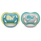 Пустышка Philips Avent Ultra Air с фосфоресцирующей кнопкой, +18 месяцев, 2 штуки, SCF394/24, Philips