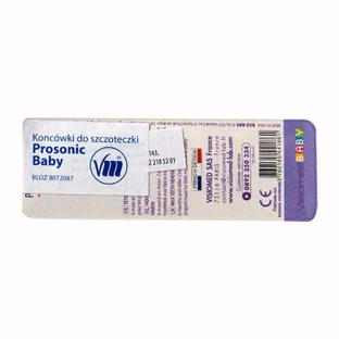 Visiomed Prosonic Baby, насадки для звуковой зубной щетки, 2 штуки