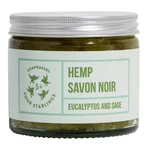 Чотири шпаки, конопляне мило Savon Noir, евкаліпт і шавлія, 250 мл: ціни та характеристики