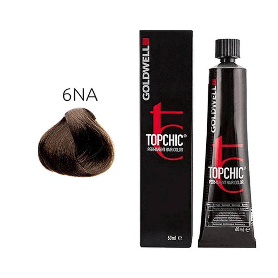 Перманентна фарба для волосся Goldwell Top Chic 6NA 60 мл: ціни та характеристики
