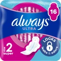 Гигиенические прокладки Always Ultra Super, размер 2, 16 шт.
