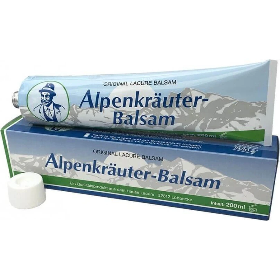 Primavera Alpenkräuter Balsam 1×200 мл, бальзам на основі альпійських трав: ціни та характеристики