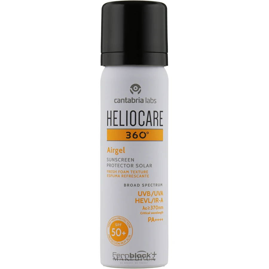 Сонцезахисний гель Cantabria Labs Heliocare 360° Airgel SPF 50+, 60 мл: ціни та характеристики