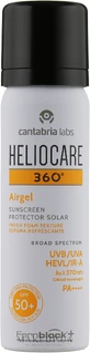 Солнцезащитный гель Cantabria Labs Heliocare 360° Airgel SPF 50+,  60 мл