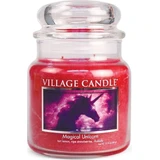 Village Candle Ароматична свічка у склі - Чарівний єдиноріг, середня 1×1 шт, ароматична свічка