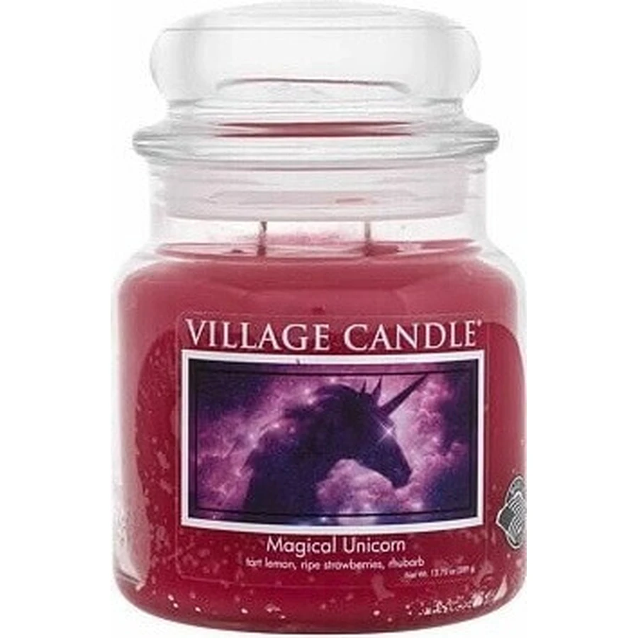 Village Candle Ароматична свічка у склі - Чарівний єдиноріг, середня 1×1 шт, ароматична свічка: ціни та характеристики