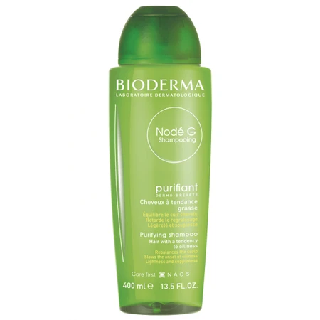 Bioderma Node G Очищуючий шампунь для жирного волосся, 400 мл: ціни та характеристики