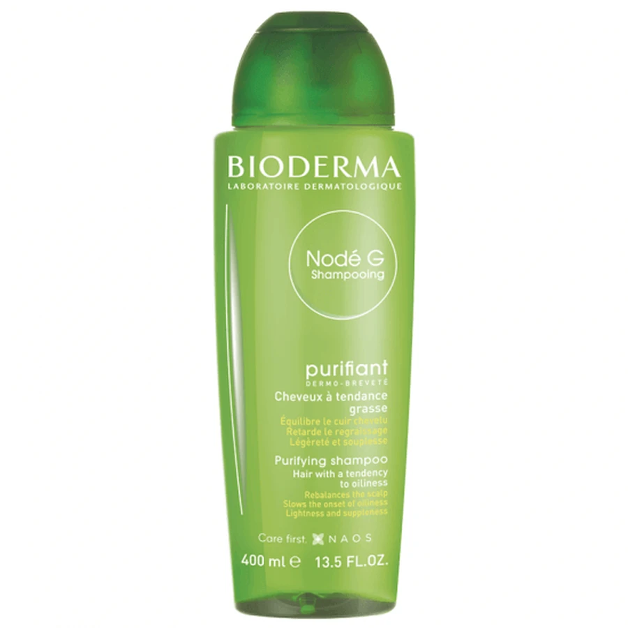 Bioderma Node G Очищуючий шампунь для жирного волосся, 400 мл: ціни та характеристики