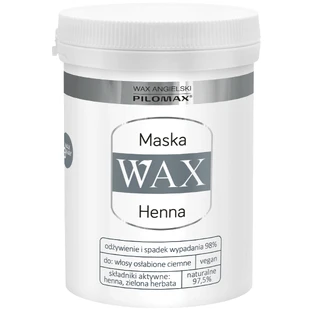 Зволожуюча маска від випадіння нефарбованого волосся Wax Henna, 240 мл