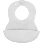 BabyOno Мягкий пластиковый нагрудник с карманом BPA free серый 6м+: цены и характеристики