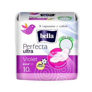 Прокладки гигиенические Bella Perfecta Violet Deo Fresh Drainette №10