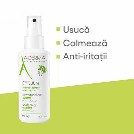 A-Derma Cytelium Успокаивающий лосьон-спрей для раздраженной кожи, 100 мл: цены и характеристики