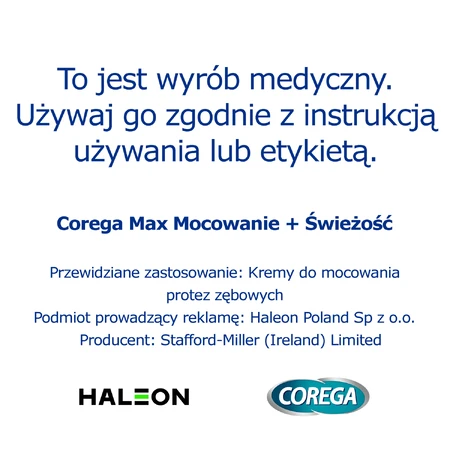 Corega Power Max Fixation + wieo, фиксирующий крем для зубных протезов, двойная варежка, 40 г: цены и характеристики