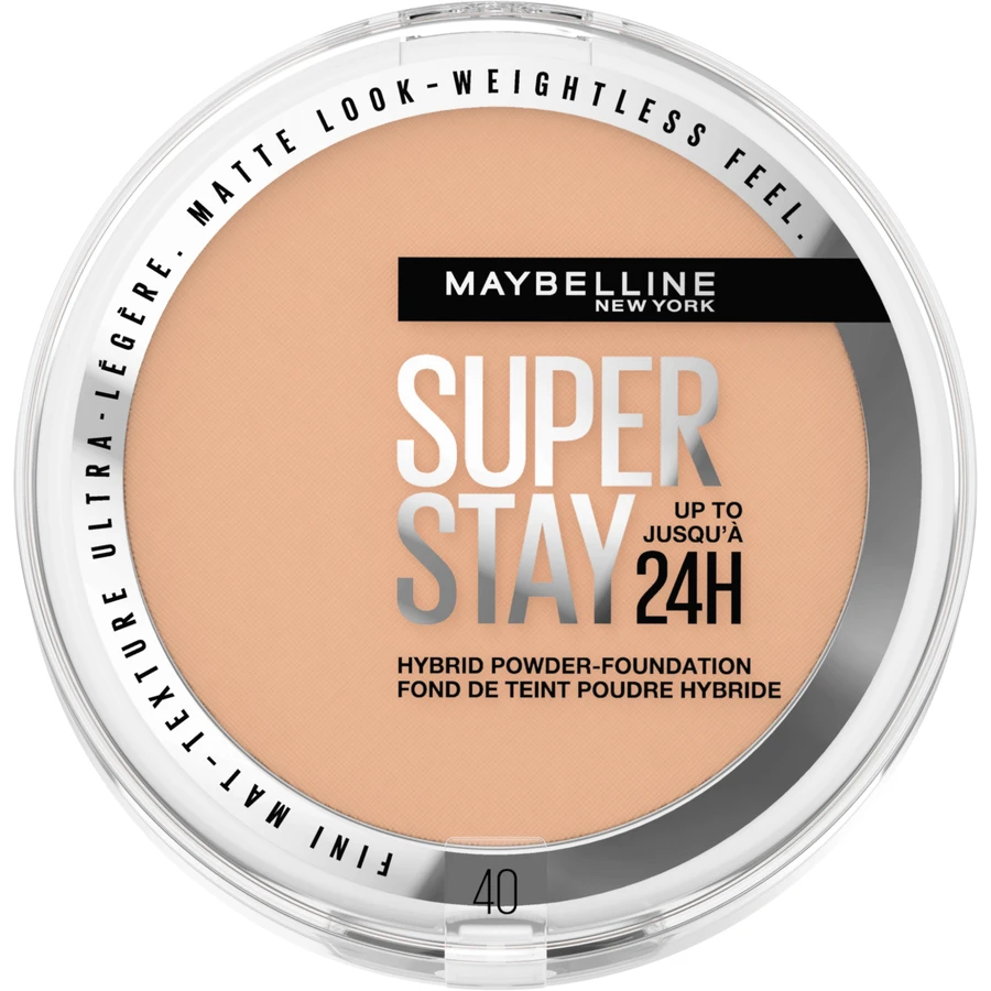 Maybelline New York SuperStay 24H Hybrid Powder-Foundation 40 пудра для обличчя, 9 г: ціни та характеристики