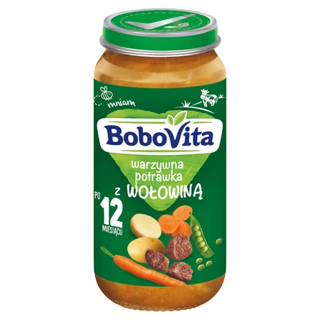 BoboVita Обед, овощное рагу с говядиной, после 12 месяцев, 250 г: цены и характеристики