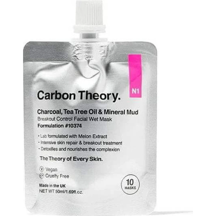 Carbon Theory, Mineral Mud Mask 50 мл, маска для лица: цены и характеристики