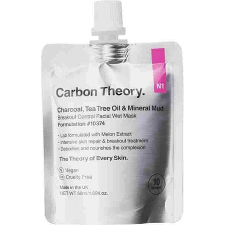 Carbon Theory, Mineral Mud Mask 50 мл, маска для лица: цены и характеристики