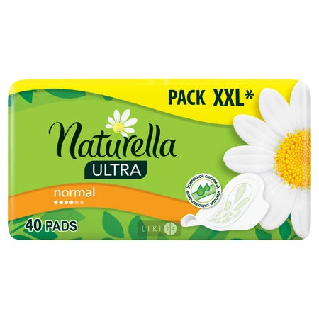 Прокладки гігієнічні Naturella Camomile Ultra Normal №40: ціни та характеристики