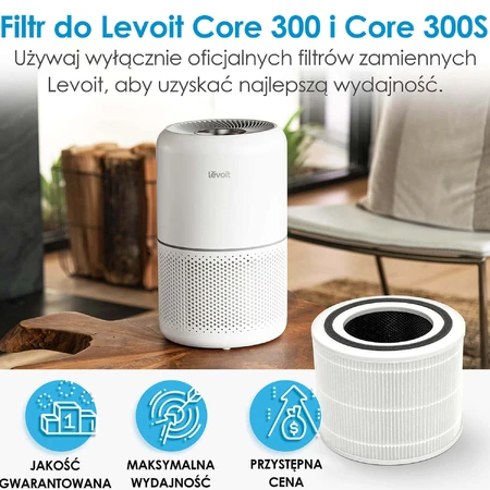 Levoit, hepa-фильтр для воздухоочистителя Core 300 и 300S, 1 шт.: цены и характеристики
