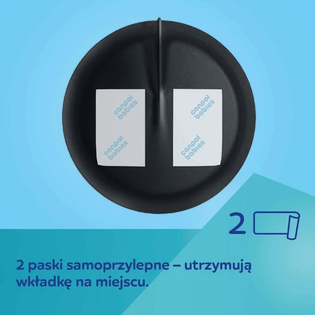 Canpol Babies, 3D прокладки для грудей з клеєм, чорні, 50 шт + 10 шт безкоштовно: ціни та характеристики