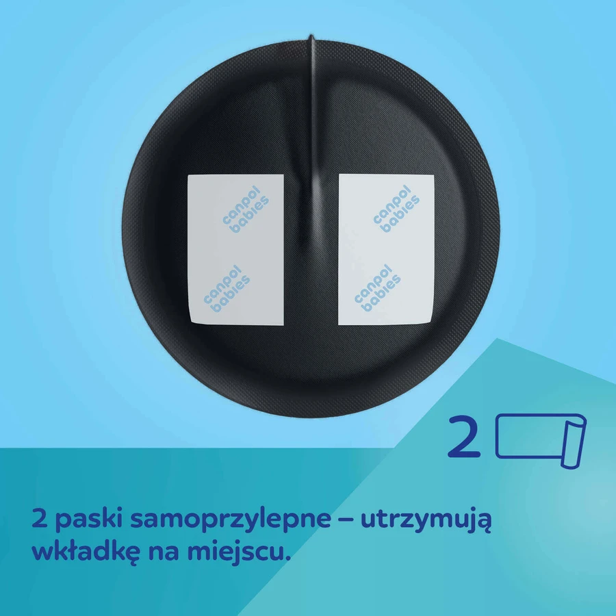 Canpol Babies, 3D прокладки для грудей з клеєм, чорні, 50 шт + 10 шт безкоштовно: ціни та характеристики