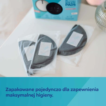 Canpol Babies, 3D прокладки для грудей з клеєм, чорні, 50 шт + 10 шт безкоштовно: ціни та характеристики
