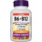 WEBBER NATURALS Вітамін В6+В12+фолієва кислота 1×120 капсул, дієтична добавка