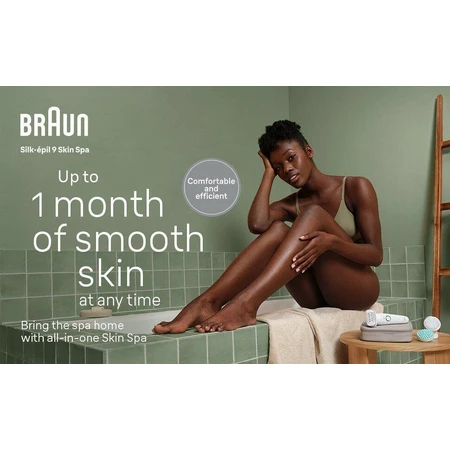 Braun Silk-épil 9, эпилятор 9-041, белый/серебристый: цены и характеристики