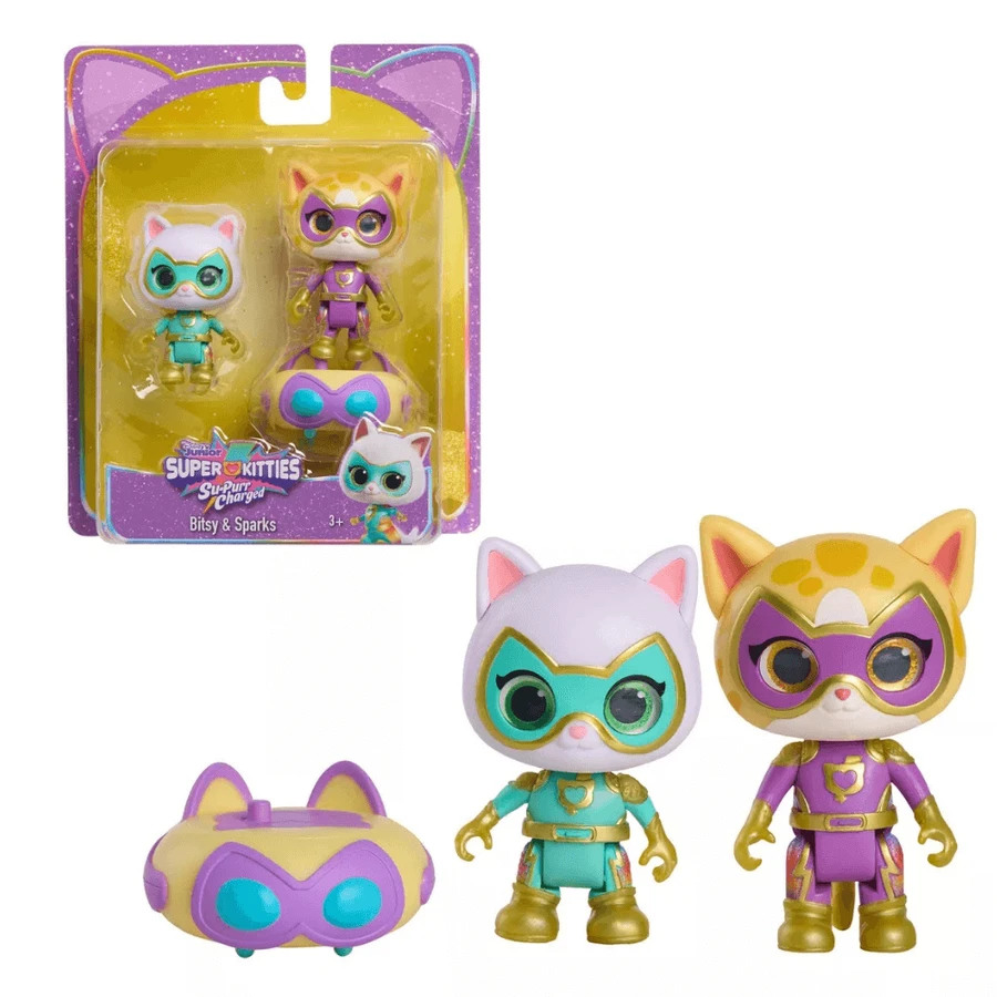 Игровой набор с 2 фигурками и аксессуарами, +3 года, Разные модели, SuperKitties: цены и характеристики