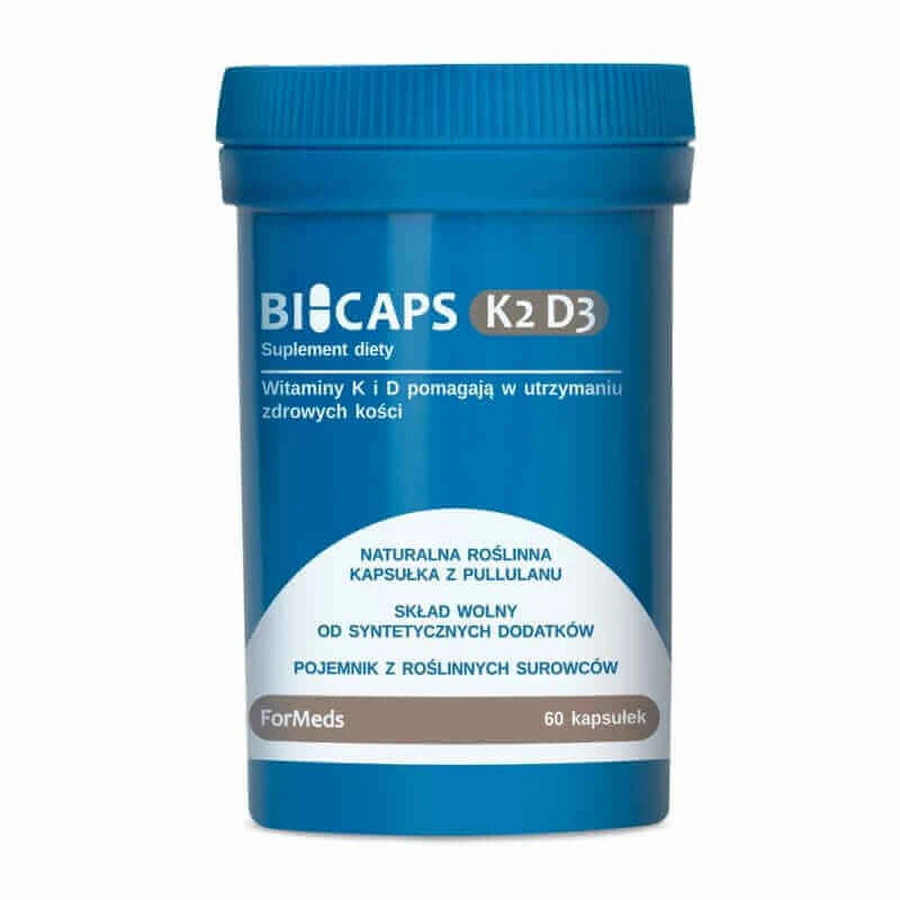 Bicaps Витамин K2 MK-7 100 мкг + D3 2000 МЕ (60 капсул) Formeds: цены и характеристики