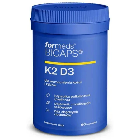 Bicaps Витамин K2 MK-7 100 мкг + D3 2000 МЕ (60 капсул) Formeds: цены и характеристики