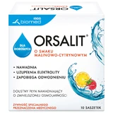 Орсаліт Biomed Orsalit для дорослих, лимонно-малиновий смак, 4,46 г х 10 пакетиків